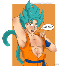 Like this - Goku Blue Hair